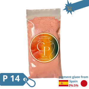 Pigment glaze from Spain - Red- P14 (50g)