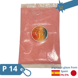 Pigment glaze from Spain - Red- P14 (250g)